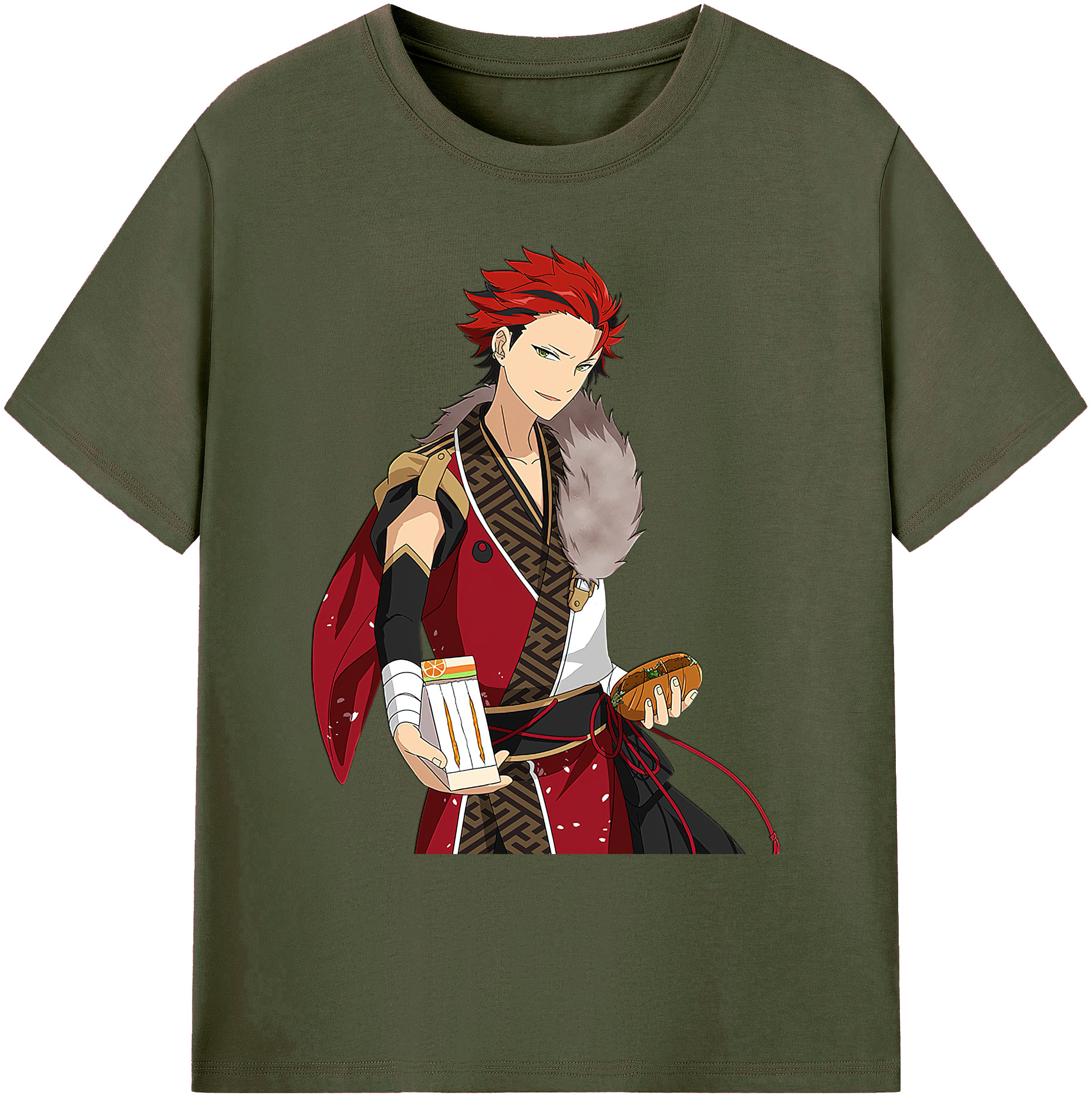 （画像用） あんさんぶるスターズ! Ensemble Stars 綿100％ メンズ半袖Tシャツ｜肌触りやわらか＆通気性